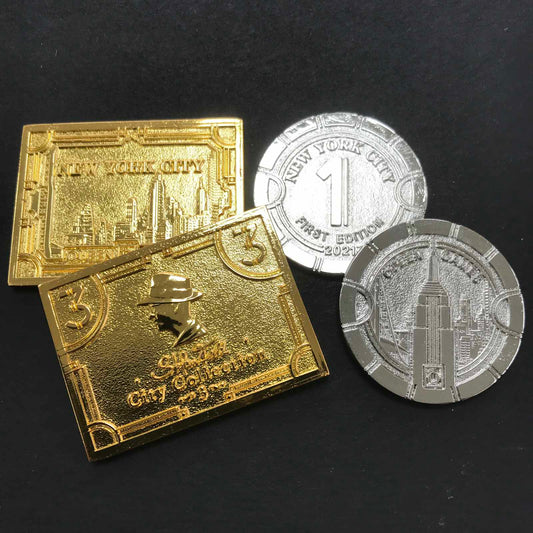 New York City Metal Coin Set